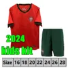 Coupe d'Europe 24 25 Ruben Ronaldo Portugais 2024 2025 Portugal Football Jersey's Children's's's's's Set Portugal's Euro Victory of Thailand