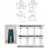 Jeans pour femmes 2024 style décontracté printemps bleu femme pantalon droit pleine longueur pour les femmes