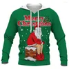 Мужские толстовки HX, рождественская толстовка с 3D графикой, пуловеры с героями мультфильмов Санта-Клауса, мужские и женские спортивные костюмы, одежда с карманами