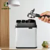 Werkzeuge 220 V Elektrische Automatische Reiniger Für Espresso Maschine Mit Pinsel Spin Reiniger Elektrische Pulver Schüssel Reiniger Kaffeemaschine