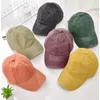 Kogelcaps honkbal papa hoed 6 paneel vintage gewassen katoen low profiler solider kleur verstelbare mannen vrouwen buiten sport cap