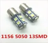 10x1156 BA15S P21W LED BULB13SMD 5050サイドテールターンシグナルバックアップリバースライトその電球色はWhite6518580