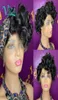 Pixie Cut Wig Human Hair Short Bob Human Hair Wigs 130 Remy Brazilian Spets Front Wigs Pre Plucked With Baby1682171