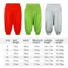 Roupa feminina casual capris calças de yoga bloomers shorts esportivos calças cor sólida macio modal harem pant dança prática sweatpants