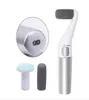 new electric rechargeable foot care files grinding machine heel grinder roller head dead skin removal drill feet callus removal4648489