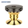 Głośniki 4PCS Ashinpower Gold Plane Padanie Szokowe Kolce HiFi Stand Feet Spike do Audio Wzmacniacz CD Absorbera Gwóźdź