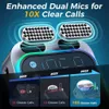 Uppgradering 5.2 FM -sändare för starkare dubbla MICS Deep Bass Sound Wireless BT Connection 48W PDQC3.0 Car Charger Bluetooth Adapter Uppgradering