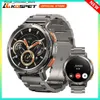 الساعات الأخرى 2024 New Kospet Tank T2 Mens Super Aod Adment Bluetooth Call Mens Mens Intelligent Q240301