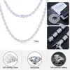 2023 Nieuwe Collectie Hip Hop Sieraden Punk Stijl 7Mm Sterling Sier VVS Moissanite Diamond Iced Out Ketting