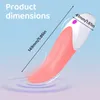 Vibratori realistici per la lingua da leccare per le donne 10 velocità capezzoli stimolazione del clitoride giocattoli sessuali coppie di femmine adulte piacere 240227