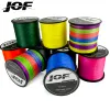 Lignes JOF 300m X8 PE ligne de pêche tressée 18LB78LB matériel japonais Multifilament ligne de pêche lisse pour la pêche à la carpe