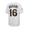 Shohei Ohtani Jersey 16 Japón Jerseys de béisbol 90S Hip Hop Mangas cortas Camisa para hombre Todo cosido Tamaño de EE. UU. SXXXL 240228