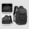 Рюкзак OZUKO, мужской многофункциональный рюкзак большой емкости, водонепроницаемые рюкзаки 15,6 дюйма, рюкзак для ноутбука, дорожная деловая мужская сумка, модная USB-сумка