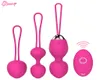 4st Vaginal Draw Train Training Kegel Balls 10 hastighet vibrerande ägg Smart Love Ball klitor vibrator vuxna erotiska sexleksaker för kvinnor y16149226