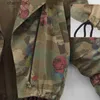 Kurtki damskie Kurtki Kurtki Płaszcz Zipper Denim Coats Army zielona odzież wiejska S-2xl 240301