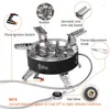 Köksredskap sätter Bulin BL100-B18 6800W Camping Cooker Gas Stove Outdoor Beach Tält Vandring 6 Burners Propan