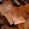Wrap prezentu 30pcs/pakiet papierowy papierowy wrażenie kawy z koronkowymi sznurkowanymi bazowymi konto dekoracji notatki notatki notatki