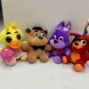 플러시 장난감 15cm Freddy fnaf Dolls 박제 장난감 황금 프레디 Fazbear Mangle Foxy 베어 보니 박제 동물 어린이 장난감