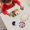 Conjuntos de vajilla Bento Box Reutilizable Almuerzo Contenedores de cena con tenedor para adultos Niños Escuela Oficina Microondas Seguro