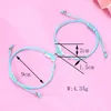 Link Bracelets 2pcs/set Drip Oil Couples Friend Butterfly Bracelet Adjustable BFF Friendship Jewelry Gifts For Kids