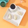 Flatware Sets Dumpling Tray Dessert Serving Snack Platter Trays Party French Fries Large Mini Plates