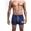 Erkekler için Erkek Şort 2024 Yaz Mayo Markası Plaj Giyim Seksi Yüzme Sandıkları Erkek Mayolar Düşük Bel Nefes Alabilir Plaj Giyim