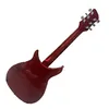 ST Gitaar, mahonie body, blauwe kleur, palissander toets, witte parel slagplaat, 21 frets gratis schip 00