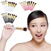 Makeup Brushes 10pcs/set Foundation Powder Eyeshadow Lipstick Blending Tools Portable Beginner Kit