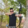 Bow Arrow Nowa profesjonalna prosta łuk 30-50 funtów potężny łucznictwo myśliwskie i strzałka na zewnątrz strzelanie do sportu na zewnątrz YQ240301