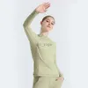2024SS LU Kadınlar Zip Yoga Ceket Elastik Uzun Kollu Spor Salonu Spor Ceket Fitness Çalışan Giysiler Seksi İnce Atheltics Giyim Yogaworld