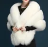 2020 Kadın Bolero Gelin Şal FAUX FUR SAP Bolero Düğün Cape Gelin Şal Kürk Kış Cape Kış Fildişi Gelin Pelerin Bolero8379778