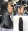 12A bande Ins Extensions de cheveux humains 100 vraies vierges indiennes sans couture avec des paquets de cheveux raides pour les femmes noires 81158747736417