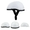 Casques de moto Casque pour Vintage Demi-Visage VTT Vélo Cruiser Scooter Noir Mat Accessoires Casco Moto Drop Livraison Mobiles Mo Dhmev