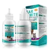 Cleaner Happy Jack Mitex Ear Mite Treatment for Dogs & Cats (15 oz), Itch Relief from Constant Itching & Ear Irritation2pack
