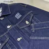 Kurtki damskie kobiety dżinsowe haftowane spódnice powłoka dwuczęściowa projektant MIU Jackets Casual Denim Spódnica 240301
