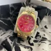 Designer VivieneWestwoods impératrice douairière Vivians glace brisée bleu Rose rouge petite montre en or mode Couple montre à Quartz cadeau