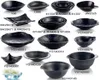 Melamine Dignware Black Frost Oval Ramen Bowl Restaurant A5 Melamine Big Bowls Melamine Tableware Whole8487832