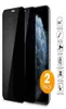 2PCS Antispy Temted Glass for iPhone 13 12 11 Pro XS Max XR Prywatność ochraniacza ekranu dla iPhone'a 6 7 8 Plus SE3 Glass AA226405634
