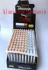 100 PCSlot Metal Aluminium Cigarettform Rökrör Sågtand Aluminiumlegering Pipe One Hitter Bat för tobaks örtverktyg Acces5559243