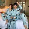 Designer Femmes Vêtements de nuit Femmes et hommes Pyjamas Ensembles Couples Cartoon Pijama Femme Pyjamas Vêtements d'amoureux Casual Home Wear Silk Satin DesignerF8EA