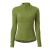 Définir la veste de yoga Femmes grande taille yoga entraînement Sport manteau Fitness veste Sport séchage rapide vêtements de Sport solide fermeture éclair sweat Sportwear vente chaude col à manches longues 0