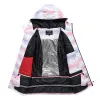 Jassen 2023 Nieuwe Kleurrijke Vrouwen Skipak Winter Super Warm Snowsuit Kostuums Winddicht Waterdicht Snowboarden Skiën Jassen Vrouwelijke