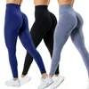 Pack 3 voor vrouwen Alphalete Amplificeer naadloze Scrunch Leggings workout Gym Sports Panties Fiess Push Up High Tailed Yoga Pants