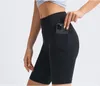 VUI-006 Women Sports Yoga Shorts Fitness High midja Slim Snabbt torrt andningsbar Hög Elasticitet Yoga Pants