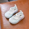 Outdoor Baby Meisjes Schoenen 2022 Zomer Baby Peuter Schoenen Zachte Bodem Kant Pailletten Prinses Schoenen Outdoor Comfortabele Kinderen Sandalen