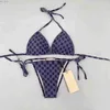 Kvinnors designer baddräkter sommar sexig kvinna bikinis modebrev trycker badkläder högkvalitativa lady baddräkter S-XL