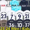 Maddison Son 23/24 Spurs Soccer Jerseys Shirt Romero Kulusevski Richarlison Kulusevski 2023 2024 Van de Ven Bissouma Johnson Tottenham Football Kit Top Men Kids Sets