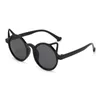 Designers de luxo óculos de sol novas crianças gato orelha redonda meninas dos desenhos animados bonito bebê ao ar livre pára-sol óculos uv400 gafas de sol qij7