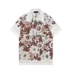 Camisetas para hombres Moda para hombre Camisas hawaianas florales Botón de manga corta Bolos Camisas de playa Camisas Camisa de vestir de verano para hombre M-3XL 240301