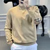 Nya herrtröjor Klassiska casual tröja Men Spring Autumn Clothing Sweaters Mens Women Top Knitting Shirt Outwear Clothes M-4XL A-010